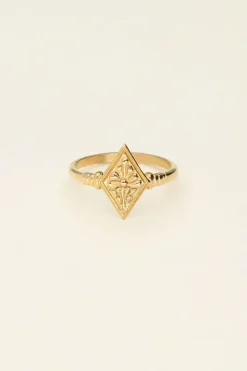 My Jewellery Bague à Carreaux Universe Discount