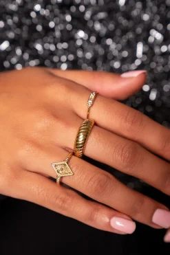 My Jewellery Bague à Carreaux Universe Discount