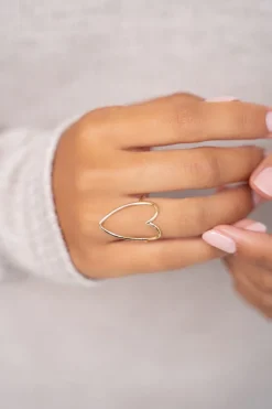 My Jewellery Bague Ajustable Coeur Clearance
