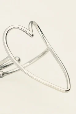 My Jewellery Bague Ajustable Coeur Clearance