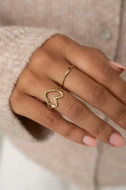My Jewellery Bague Avec Cœur Ouvert Outlet