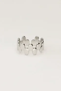 My Jewellery Bague Avec Détails Ovales Sale