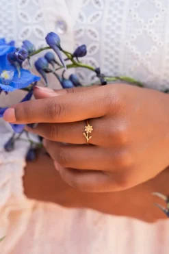 My Jewellery Bague Avec Fleur Birth Flower Online