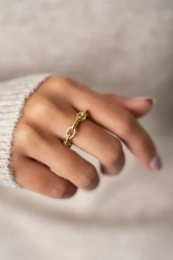 My Jewellery Bague Avec Maillons Ovales Sale