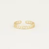 My Jewellery Bague Avec Maillons Plats Best