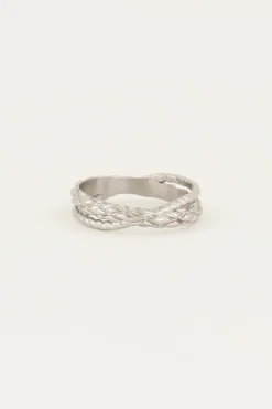 My Jewellery Bague Avec Motif Torsadé Hot