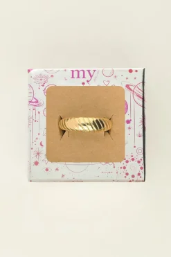 My Jewellery Bague Avec Nervures Universe Online
