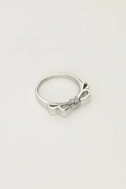 My Jewellery Bague Avec Nœud Et Pierre Transparente New