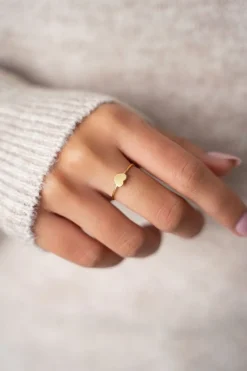 My Jewellery Bague Avec Petit Cœur Fashion