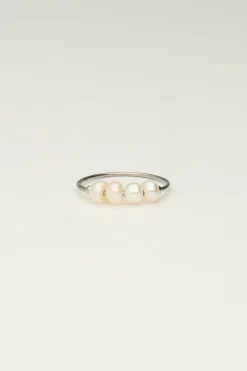 My Jewellery Bague Avec Quatre Perles Clearance