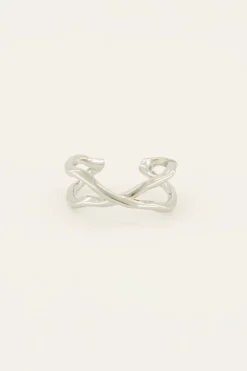 My Jewellery Bague Avec Structure Superposé Hot