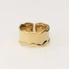 My Jewellery Bague Avec Vague Et Texture New