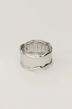 My Jewellery Bague Avec Vague Et Texture New