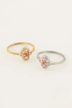 My Jewellery Bague Blossom Orange Clearance