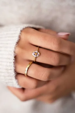 My Jewellery Bague Blossom Orange Clearance