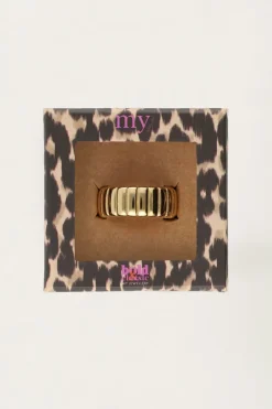 My Jewellery Bague Bold Avec Stries New