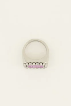 My Jewellery Bague Bold Spirit Avec Charm « Amour » Rose Clearance