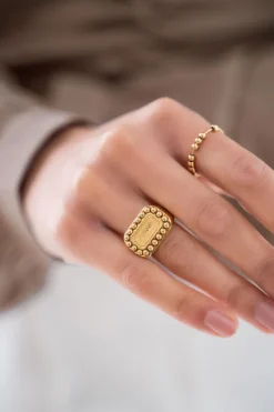 My Jewellery Bague Bold Spirit Avec Charm « Amour » Hot