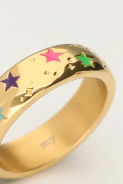 My Jewellery Bague Candy Avec étoiles Colorées Clearance