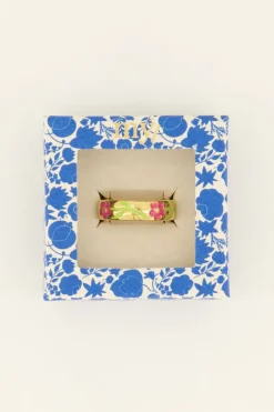 My Jewellery Bague Casa Fiore Avec Fleurs Roses Clearance