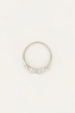 My Jewellery Bague Classique Vintage Avec Cristal Hot