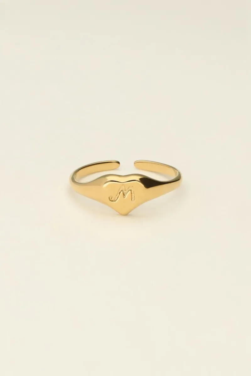My Jewellery Bague Coeur à Initiale Online