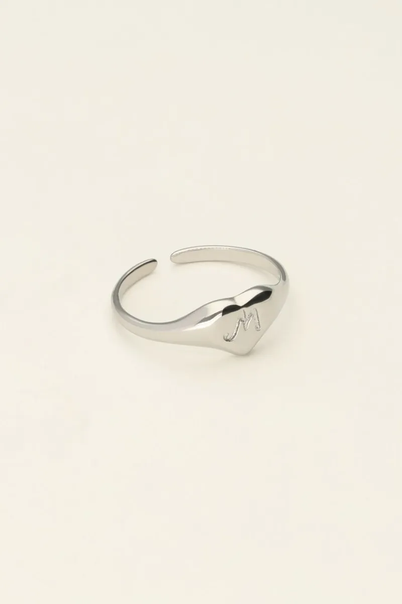 My Jewellery Bague Coeur à Initiale Online