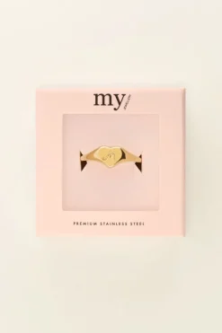 My Jewellery Bague Coeur à Initiale Online