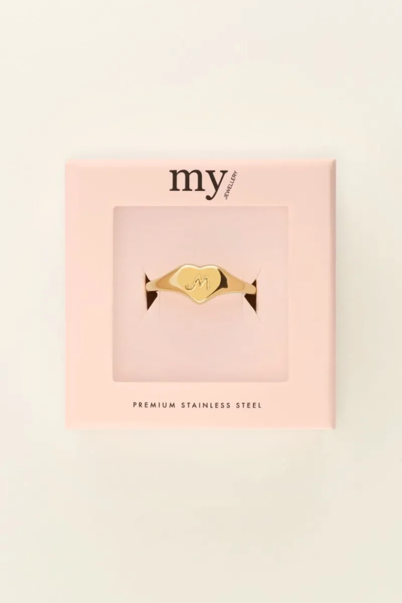 My Jewellery Bague Coeur à Initiale Online