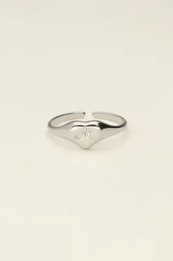 My Jewellery Bague Coeur à Initiale Online