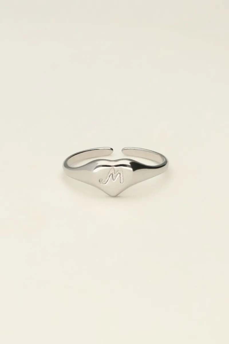 My Jewellery Bague Coeur à Initiale Online