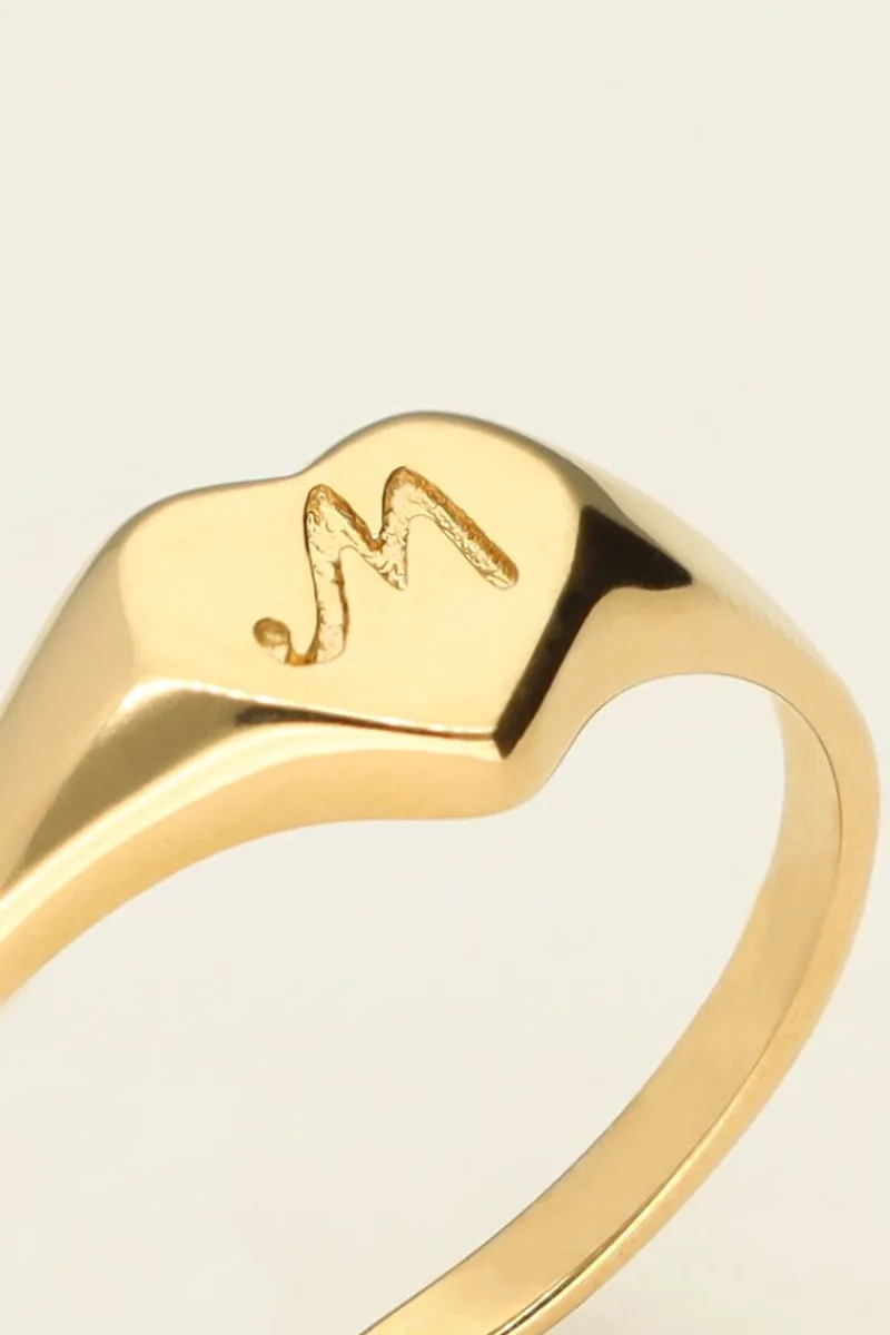 My Jewellery Bague Coeur à Initiale Online
