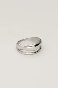 My Jewellery Bague Double Bold à La Forme Organique Outlet
