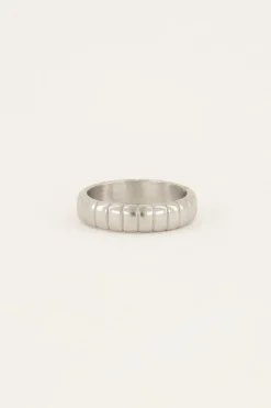 My Jewellery Bague Iconic Avec Nervures Hot