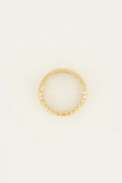 My Jewellery Bague Iconic Avec Nervures Hot