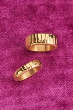 My Jewellery Bague Iconic Avec Nervures Hot