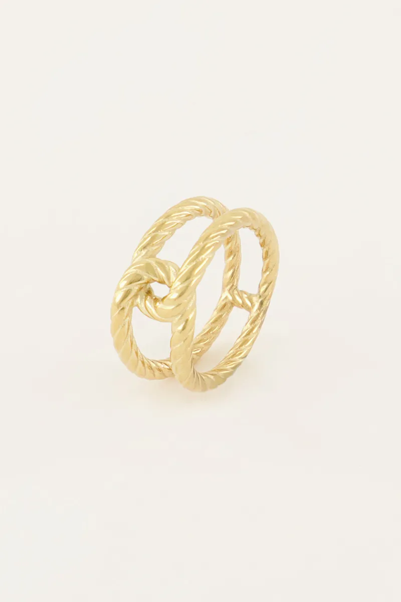 My Jewellery Bague Iconic Corde Avec Nœud Outlet