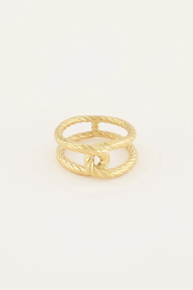 My Jewellery Bague Iconic Corde Avec Nœud Outlet