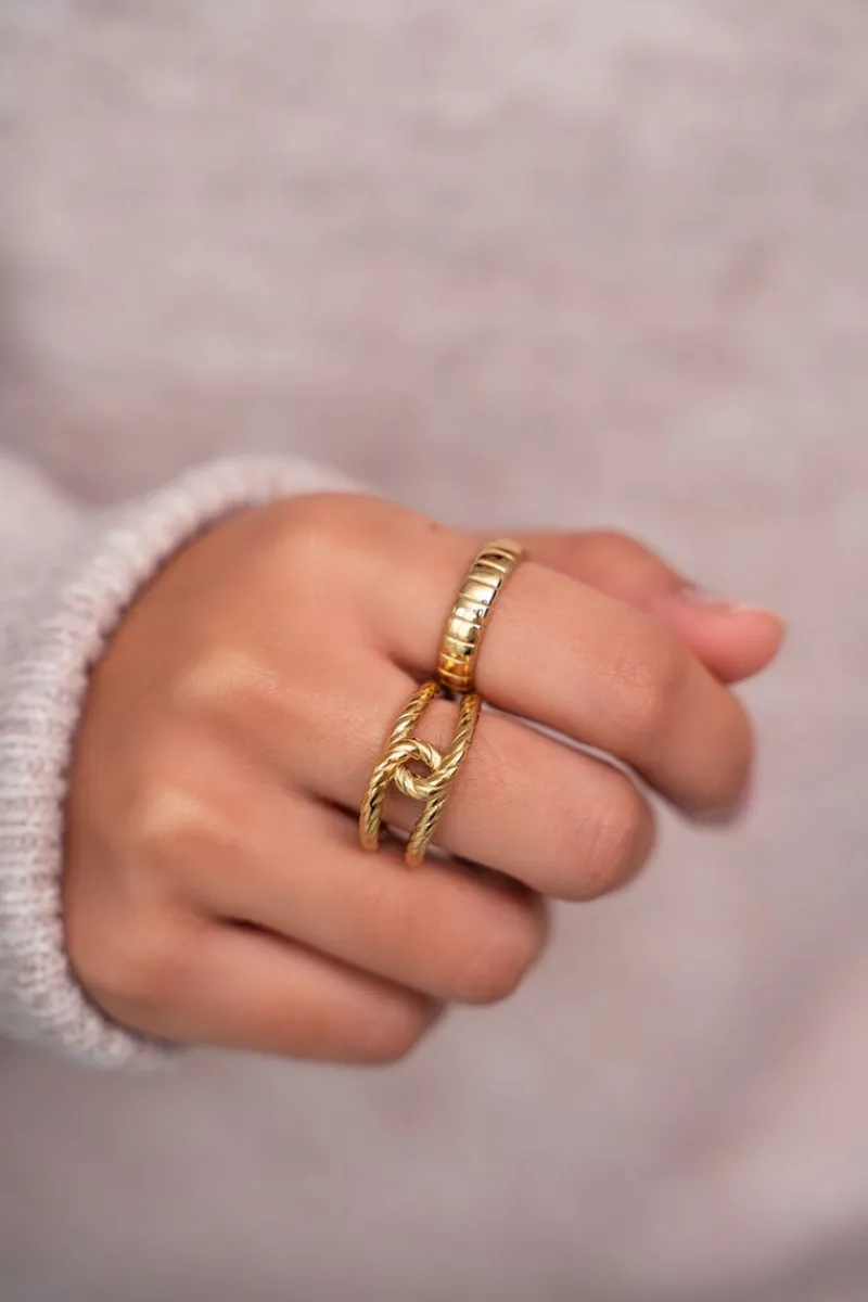 My Jewellery Bague Iconic Corde Avec Nœud Outlet