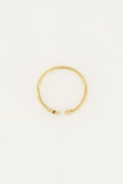 My Jewellery Bague Initiale Avec Pierre Outlet