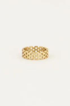 My Jewellery Bague Large Avec Maillons Clearance