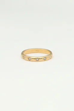 My Jewellery Bague Minimaliste Avec étoiles Transparentes Fashion
