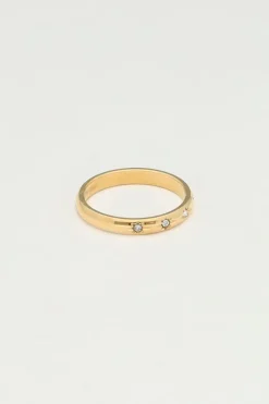 My Jewellery Bague Minimaliste Avec étoiles Transparentes Fashion