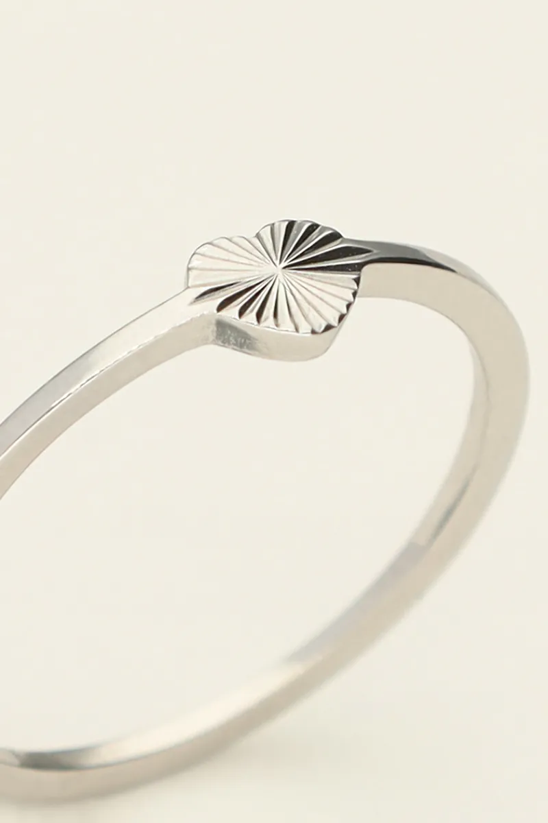My Jewellery Bague Minimaliste Coeur Online