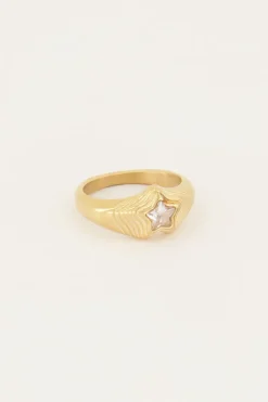 My Jewellery Bague MOOD Avec Pierre étoile Transparente Clearance