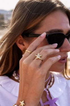 My Jewellery Bague Océan Avec étoile De Mer Discount
