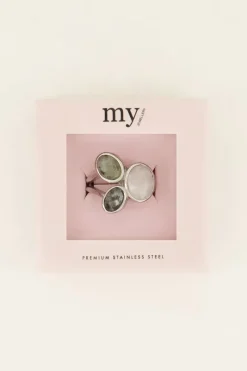 My Jewellery Bague Quartz Rose Clearance
