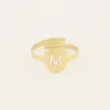 My Jewellery Bague Réglable à Initiale Online