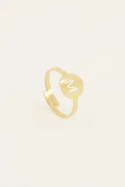 My Jewellery Bague Réglable à Initiale Online