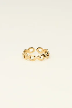My Jewellery Bague Rose Avec Maillons Clearance